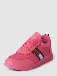 Sneakers met labeldetails, model 'Flexi' van Tommy Jeans Roze - 15