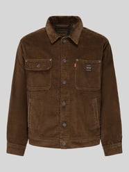 kurtka jeansowa o kroju regular fit z fakturą sztruksu od Levi's® - 5