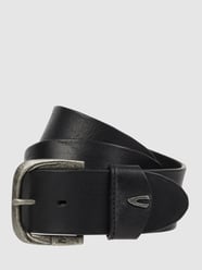 Ledergürtel mit Dornschließe von camel active Grau / Schwarz - 10