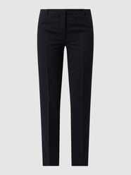 Stoffhose mit Bügelfalten von Jake*s Collection Blau - 34