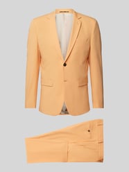 Slim Fit Anzug mit Pattentaschen Modell 'LIAM' von SELECTED HOMME Orange - 21