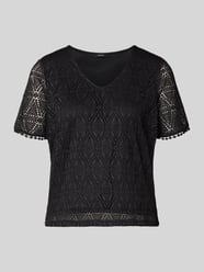 T-shirt w Heckel-Optik, krój regular fit, model 'MAYA' od VERO MODA - 7