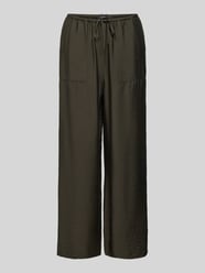 Wide Leg Hose mit verkürztem Schnitt Modell 'Crinka' von Someday Grün - 16
