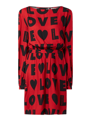 Kleid mit Logo-Prints von Love Moschino Rot - 11
