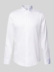 Slim Fit Business-Hemd mit Kentkragen von SEIDENSTICKER Weiß - 18