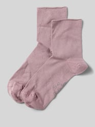 Socken mit Label-Print von Christian Berg Woman Pink - 24