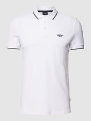 Koszulka polo z wyhaftowanym logo model ‘Agnello’ od JOOP! Jeans Biały - 30