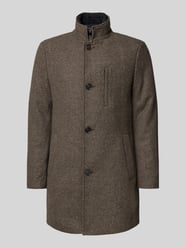 Lange jas van wolmix met opstaande kraag van MCNEAL - 35