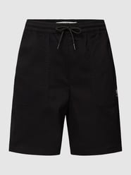 Bermudas mit Label-Patch von REVIEW Schwarz - 12