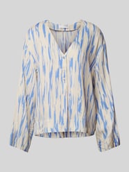 Regular Fit Bluse aus Viskose mit V-Ausschnitt Modell 'BAELA' von Selected Femme - 21