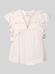 Top bluzkowy o kroju regular fit z krótkim rękawem model ‘Jayla’ od Neo Noir - 20