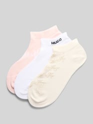 Sneaker Socken aus Baumwoll-Mix im 3er-Pack von HUGO Pink - 23