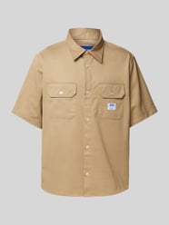 Vrijetijdsoverhemd met borstzak, model 'Ekyno' van HUGO Blue Beige - 36
