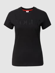T-Shirt mit Vogue©-Stitching Modell 'Regular' von PUMA PERFORMANCE Schwarz - 32