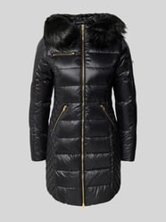 Gewatteerde lange jas met tweewegsritssluiting, model 'Ciara' van ROCK'N BLUE - 29