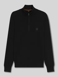 Regular fit schipperstrui van een mix van katoen en kasjmier, model 'KANOBIX_S' van BOSS Orange - 34