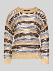 Sweter o kroju oversized z mieszanki lnu i bawełny model 'DONIRICA' od Weekend Max Mara - 33