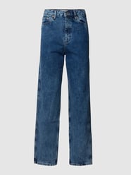 Jeans mit Label-Patch von Mango Blau - 37