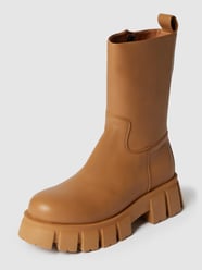 Laarzen met label in reliëf van Marc O'Polo Bruin - 47