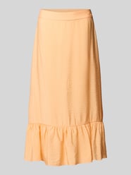 Midirok van viscosemix met volantzoom van Christian Berg Woman - 11