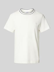 T-Shirt mit Label-Stitching von Lacoste Beige - 22