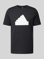 T-Shirt mit Label-Print von ADIDAS SPORTSWEAR Schwarz - 7