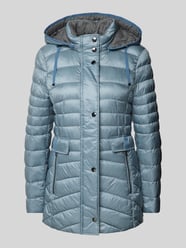 Steppjacke mit Knopfleiste von Gil Bret Blau - 3