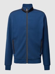 Sweatjacke mit Reißverschluss von bugatti Blau - 31