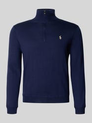 Sweter z dzianiny z kołnierzem od Polo Ralph Lauren - 48