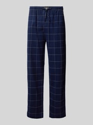 Straight Fit Pyjama-Hose mit elastischem Bund von Polo Ralph Lauren Underwear Blau - 23