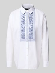 Bluzka koszulowa o kroju relaxed fit z czystej bawełny model ‘Vivancio’ od Lauren Ralph Lauren - 33