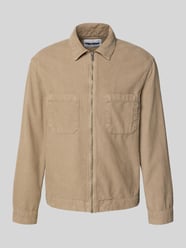 Regular fit jack met structuurmotief van REVIEW Beige - 37