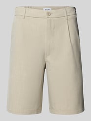 Szorty o kroju slim fit z kieszeniami z tyłu model ‘LOU’ od Only & Sons - 32