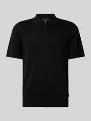 Regular Fit Poloshirt mit Label-Detail Modell 'MILANO SPRING' von Jack & Jones Premium Schwarz - 16