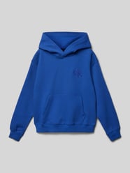 Hoodie mit Känguru-Tasche von Calvin Klein Jeans Blau - 26