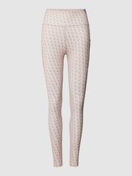 Leggings mit Allover-Muster von Guess Activewear Braun - 15