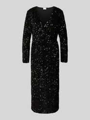 Midi-jurk met V-hals, model 'FAITH' van Vila - 47