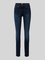 Skinny Fit Jeans im 5-Pocket-Design Modell 'SOPHIE' von Tommy Jeans Blau - 10