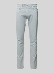 Slim Fit Jeans im 5-Pocket-Design Modell 'ANBASS' von Replay Grau - 6