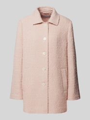 Blazer mit Strukturmuster von Jake*s Collection Pink - 8