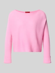 Sweter z dzianiny o kroju oversized z mieszanka bawełny model 'SCAMBIO' od MAX&Co. - 3