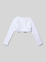 Regular fit bolero met bloemenapplicaties van Weise - 13