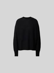 Oversized Wollpullover aus reiner Wolle von Closed Schwarz - 1