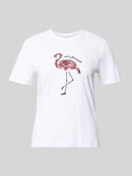 damski t-shirt o kroju regular fit z czystej bawełny model 'KITA' od ONLY - 7
