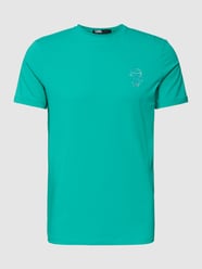 T-Shirt mit Label-Patch von Karl Lagerfeld Grün - 18