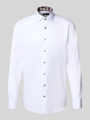 Slim fit vrijetijdsoverhemd met kentkraag, model 'Savio' van OLYMP SIGNATURE SLIM FIT - 21