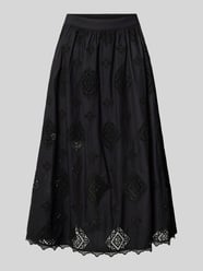 Midirok van viscose met ajourwerk model 'MONA' van ba&sh - 4