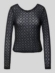 Slim Fit Langarmshirt aus Baumwoll-Mix Modell 'ANGILA' von Only - 36