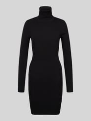 Knielanges Strickkleid mit Rollkragen von Calvin Klein Jeans Schwarz - 14