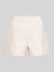 Pyjama-Shorts mit Nadelstreifen von Calvin Klein Underwear Rosa - 9